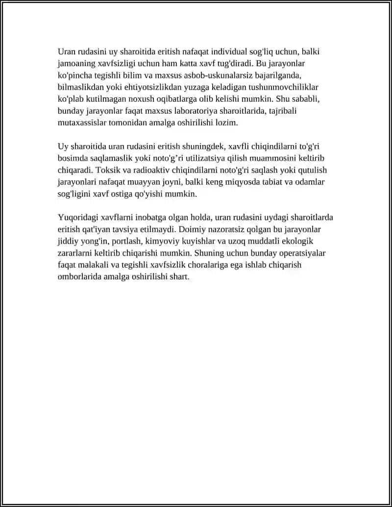 URAN RUDASINI UYUMDA TANLAB ERITISH 4