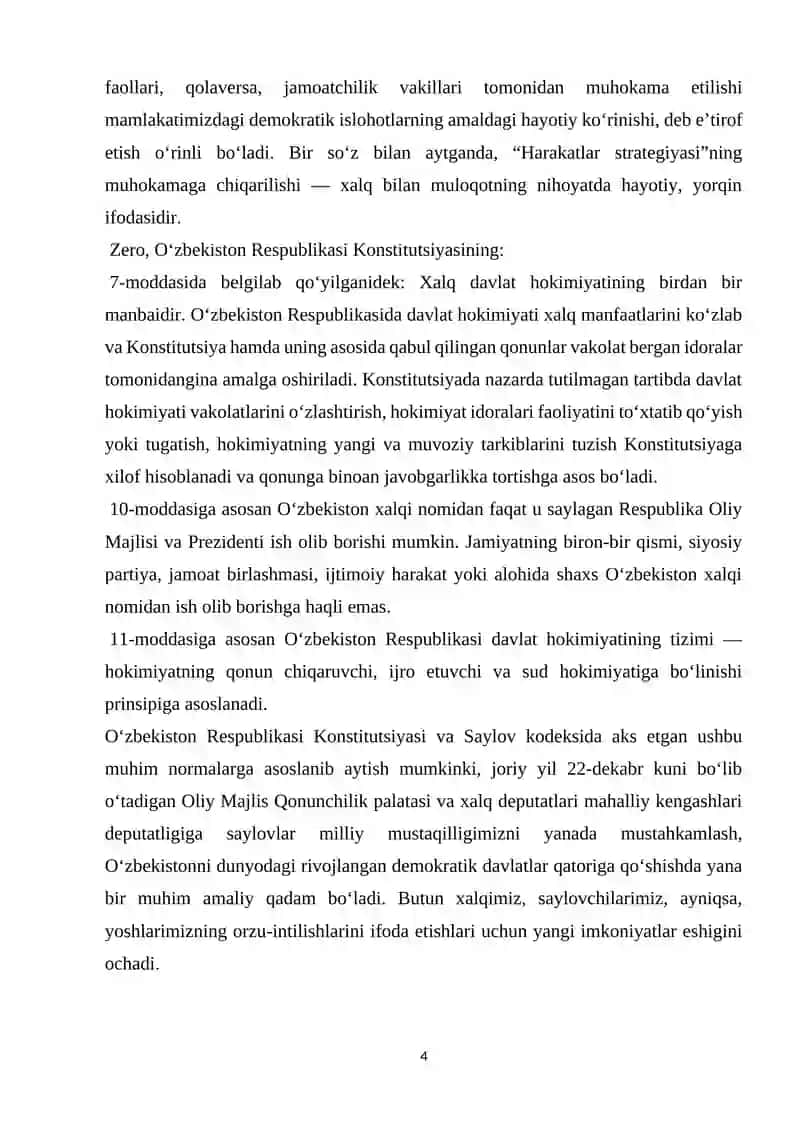 DEMOKRATIK SAYLOV TIZIMINI BARPO ETILISHI VA UNING ASOSIY TAMOYILLARI 4