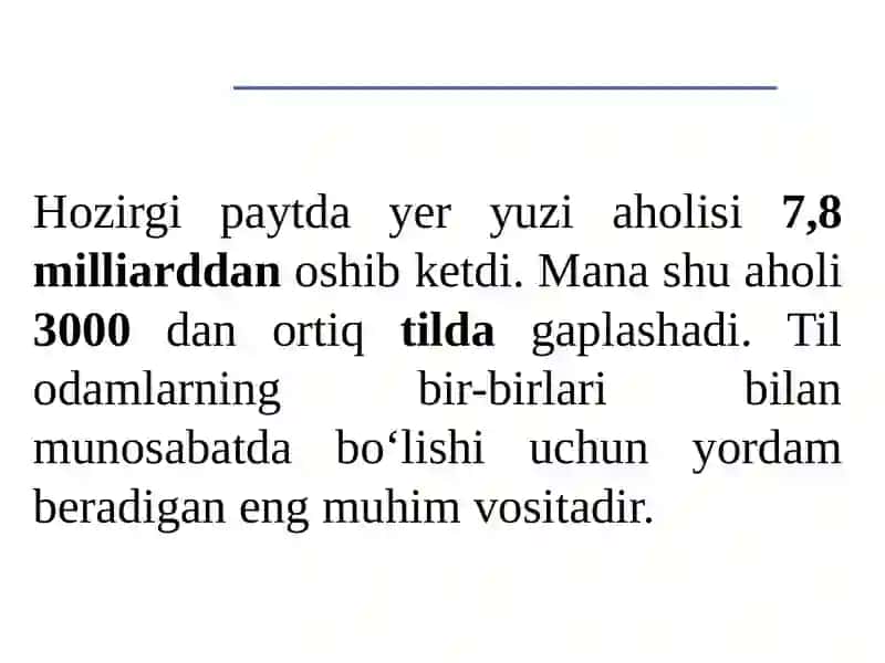 Oʻzbek tili va uning tillar tizimidagi oʻrni 4