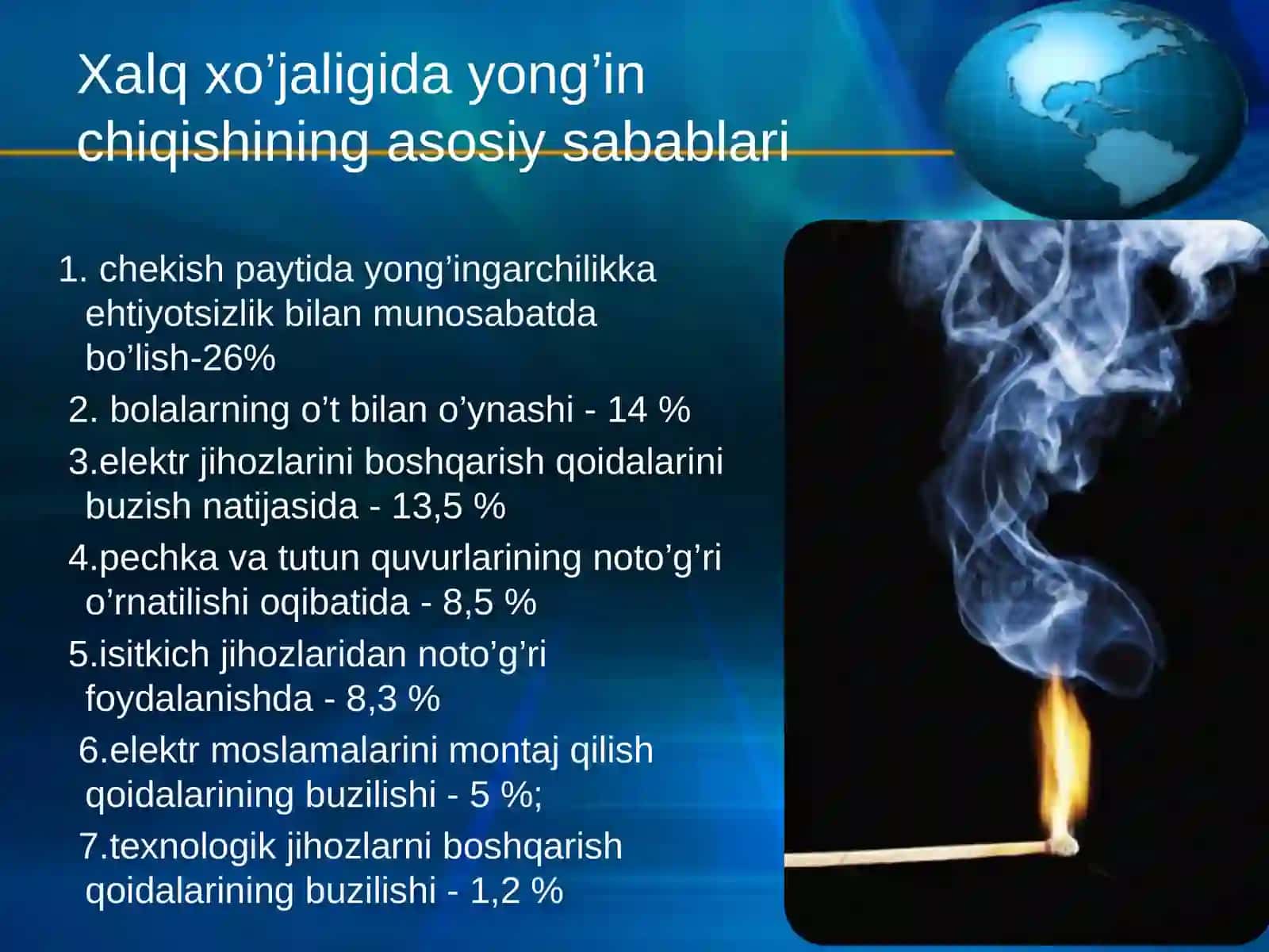 Yong’in  va  portlash  xavfi  bo’lgan   obyektlardagi   avariyalar  va  yong’inlarni  o’chirishvositalari 4