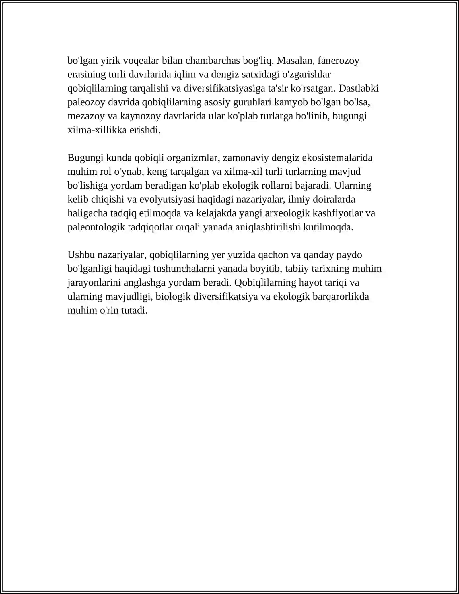 Qobiqlilarning kelib chiqishi va evolyutsiyasi 4