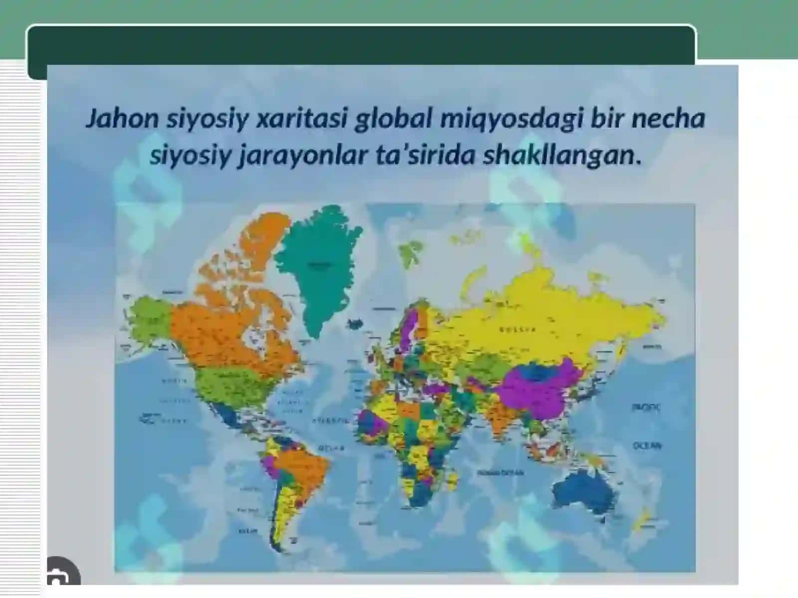 Rivojlangan mamlakatlar iqtisodiy rivojlanish shartlari 4