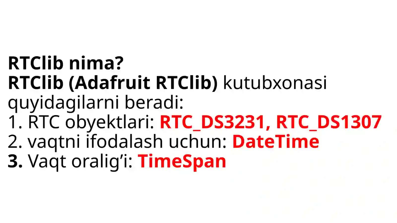 RTC (Real Time Clock) 4