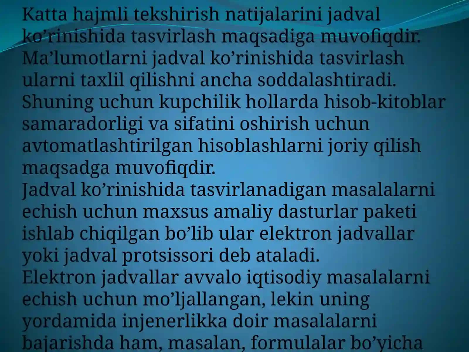 Abdushukurova Madining Ta'limda Raqamli Texnalogiya Fanidan Tayyorlangan Taqdimoti 4