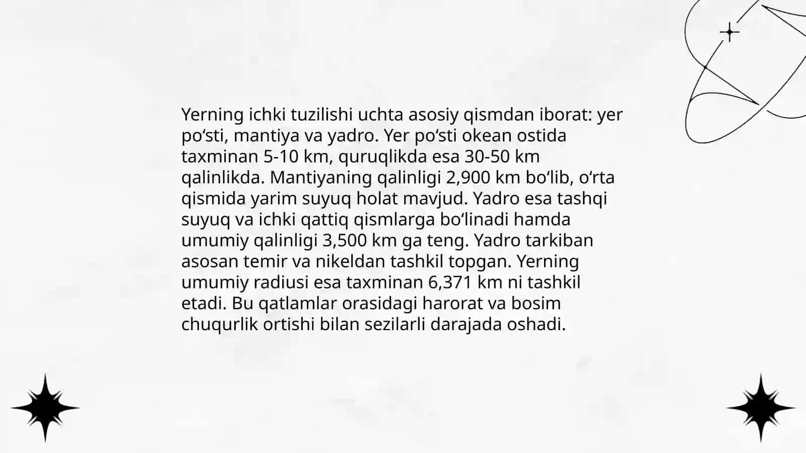 Geosferalarning shakllanishi 4