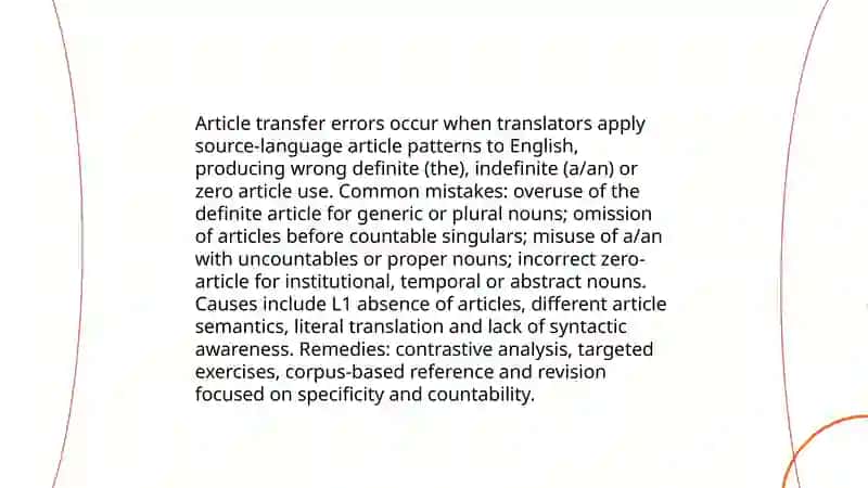 Grammar problems of translation 4