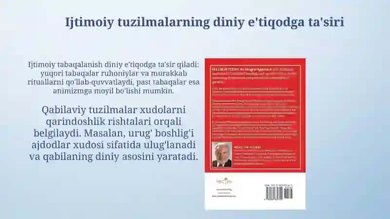 Dinlar kelib chiqishining ijtimoiy tarixiy asoslari 4