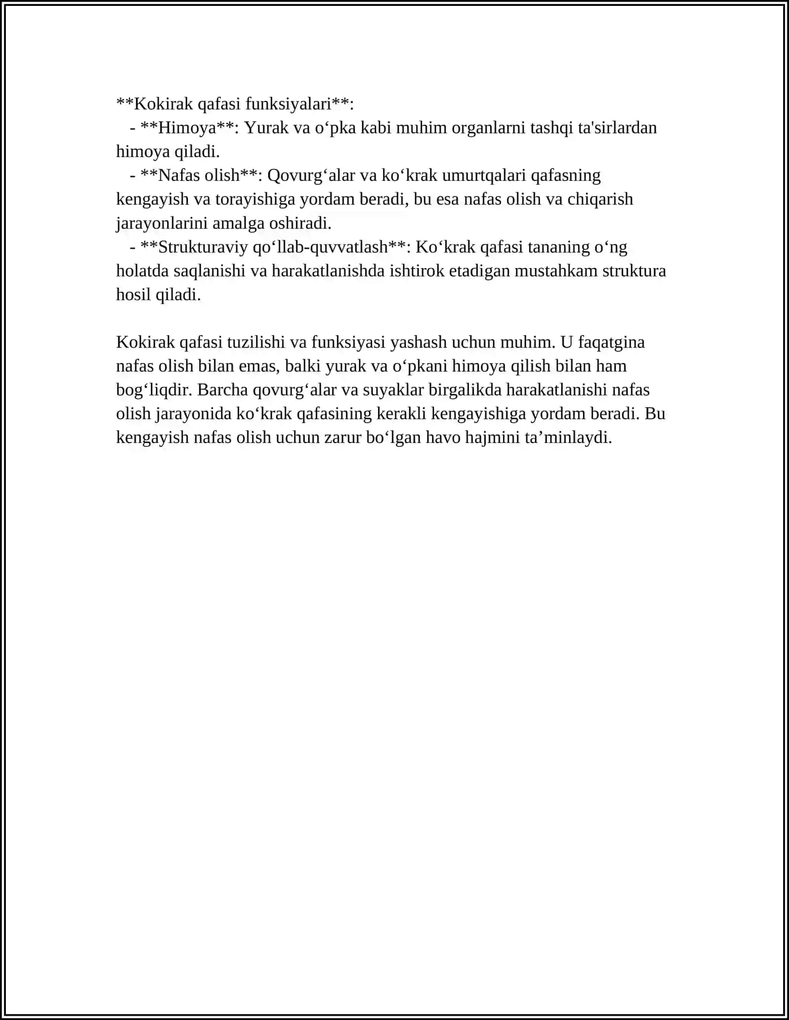 KOKIRAK QAFASI SUYAKLARINING TUZILISHI 4