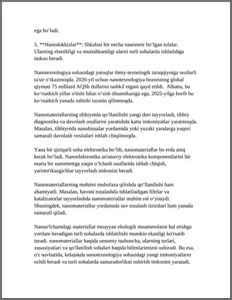 NANOMATERIALLAR OLISHNING "TOP-DOWN "USULLARI 4