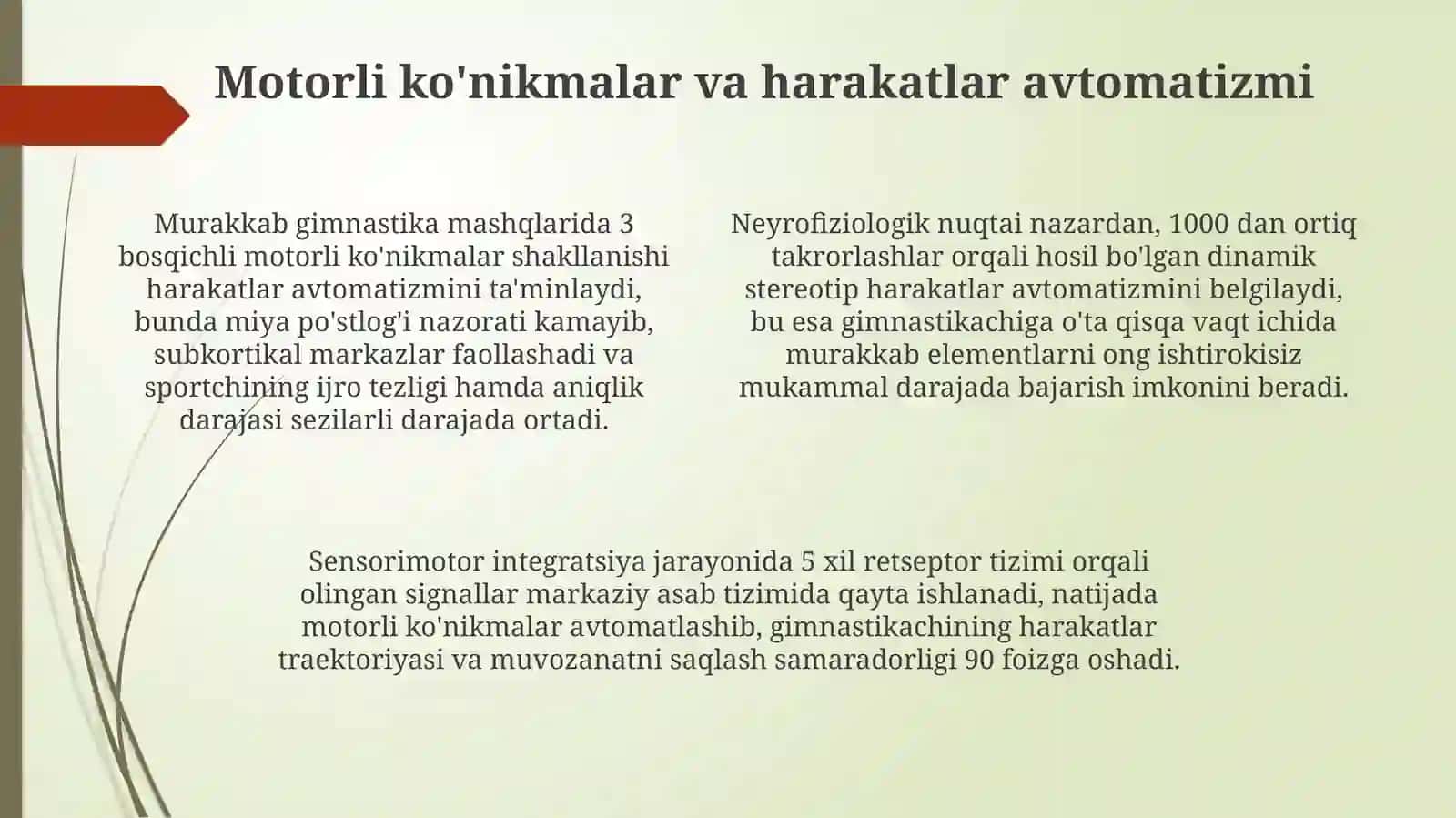Sport gimnastikasida reflektor yondashuv 4