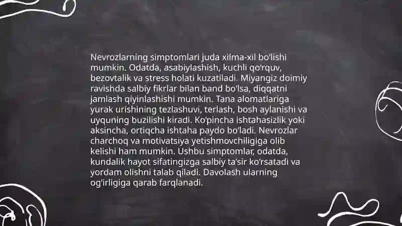 Nevrozlar, nevrasteniya, isteriya 4