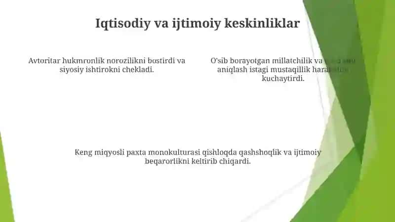 Mustaqillikka erishish arafasida O’zbekistondagi ijtimoiy-siyosiy jarayonlar 4