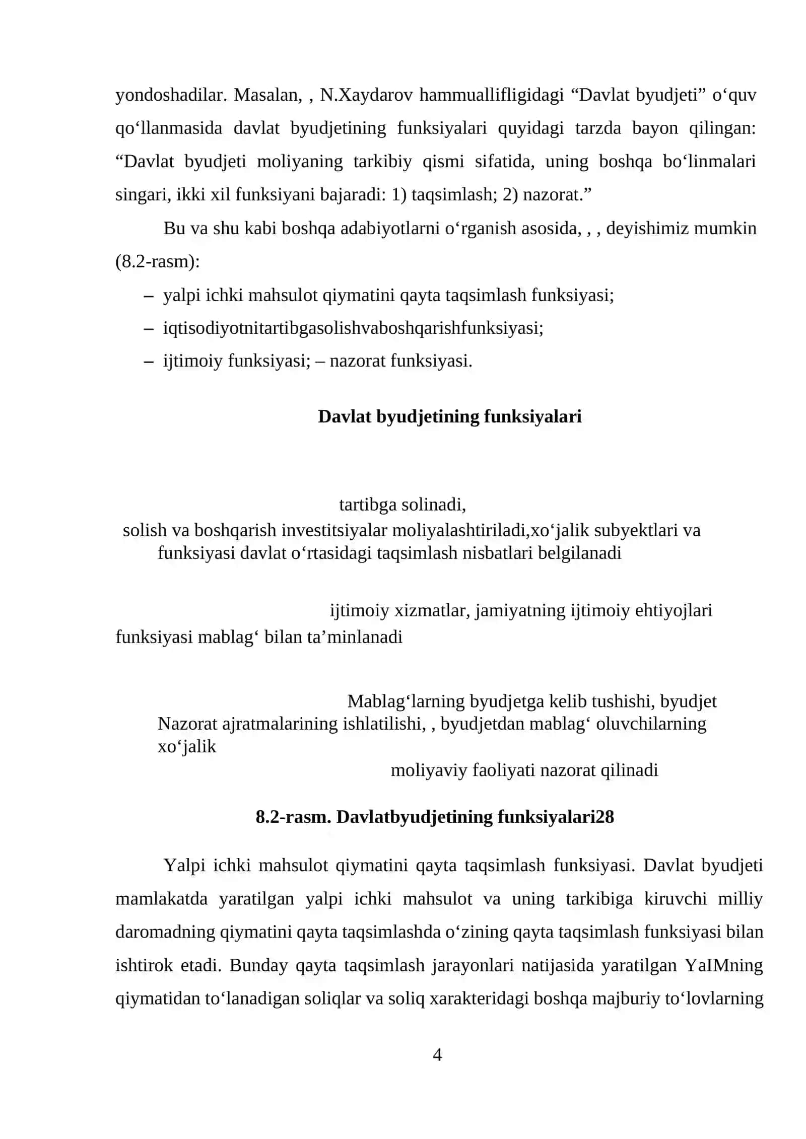 Davlat byudjetining ijtimoiy-iqtisodiy mohiyati va funksiyalari 4