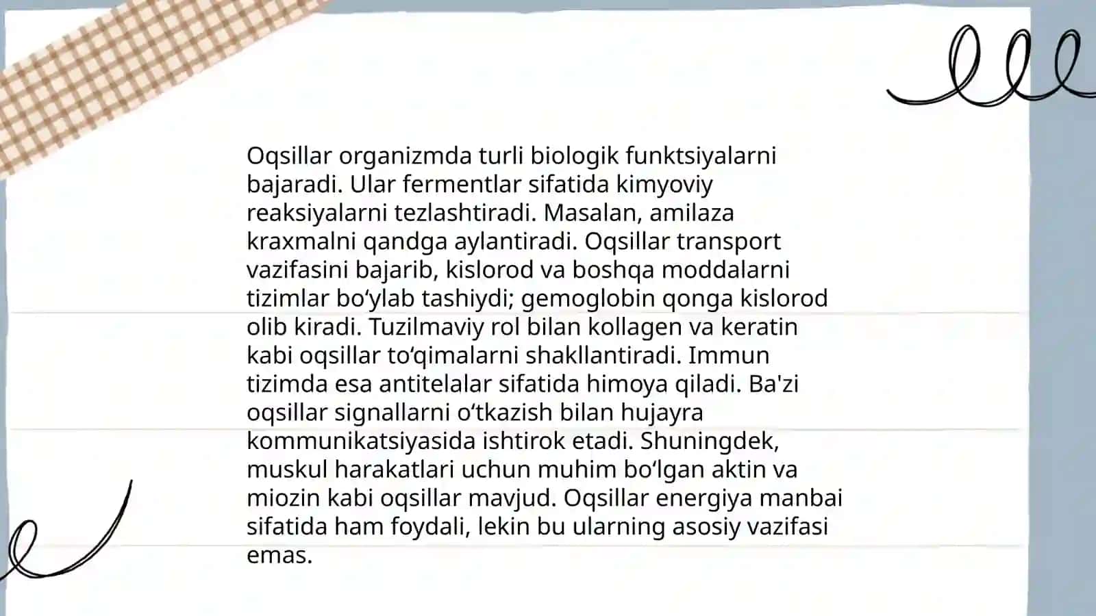 Oqsillar 4