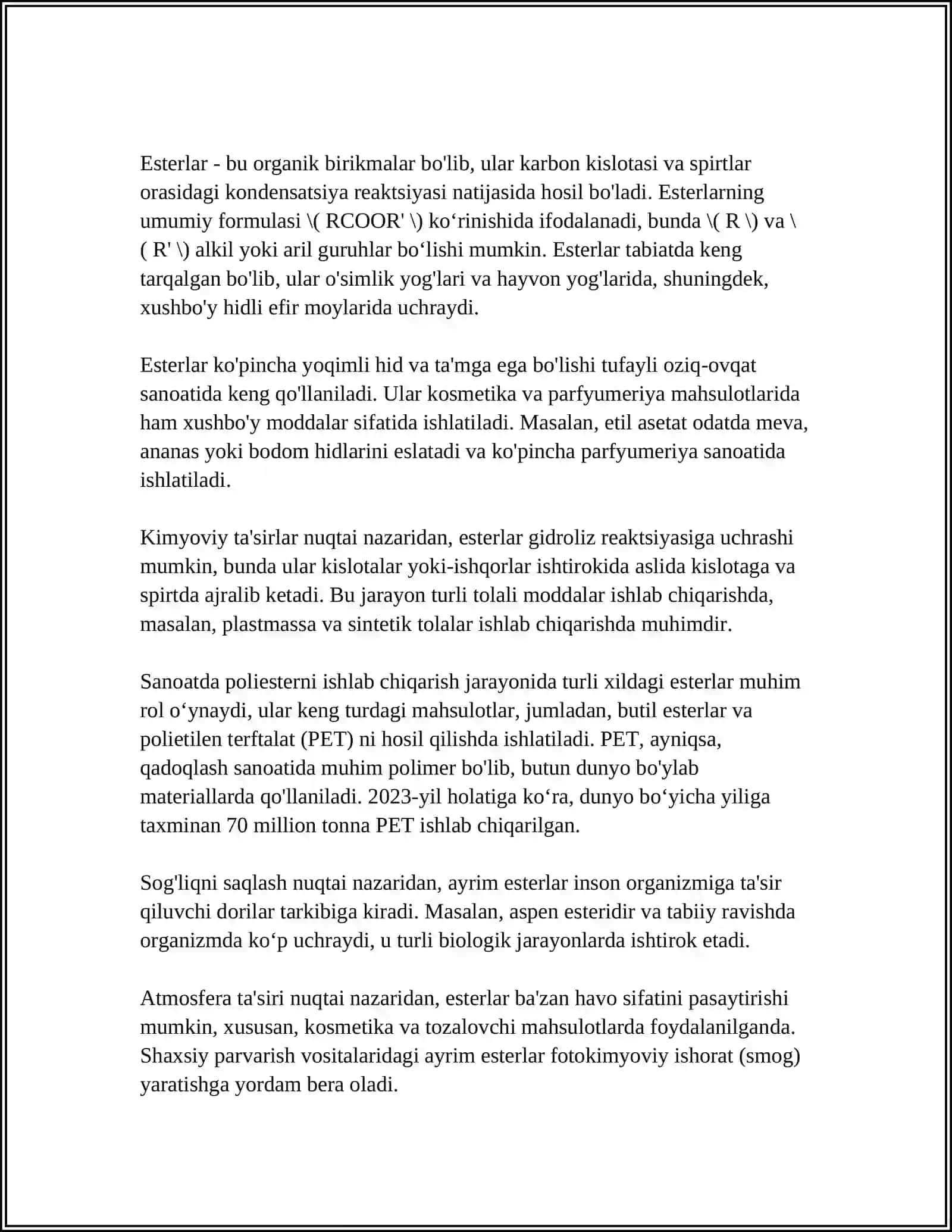OZIQ OVQAT MAHSULOTLARINING TAM VA HIDIGA TA'SIR QILUVCHI MODDALAR 4