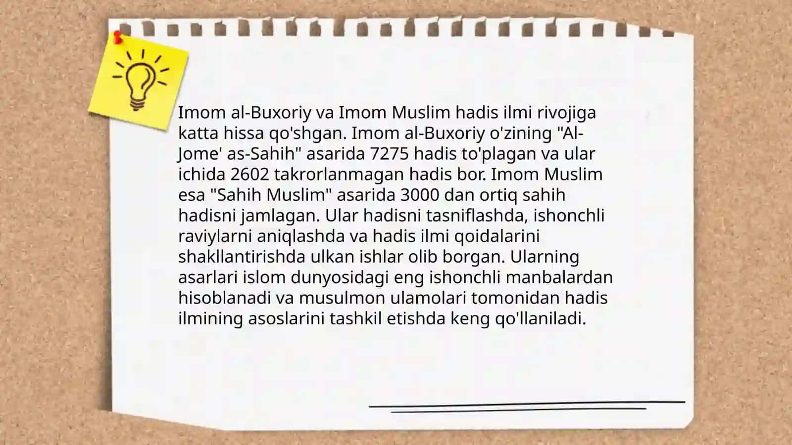 Imom Buxoriy va Imom Termiziyning hadis ilmiga qoʻshgan hissasi qiyosiy tahlili 4