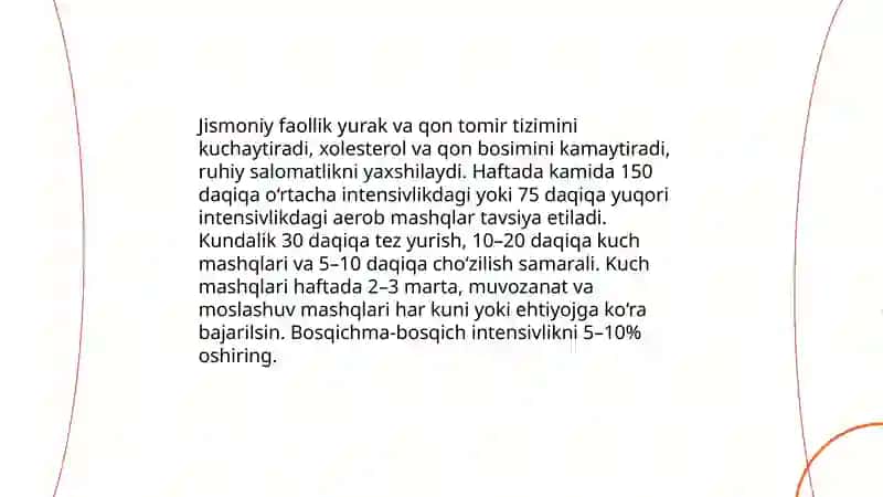 Sogʻlom turmush tarzi 4