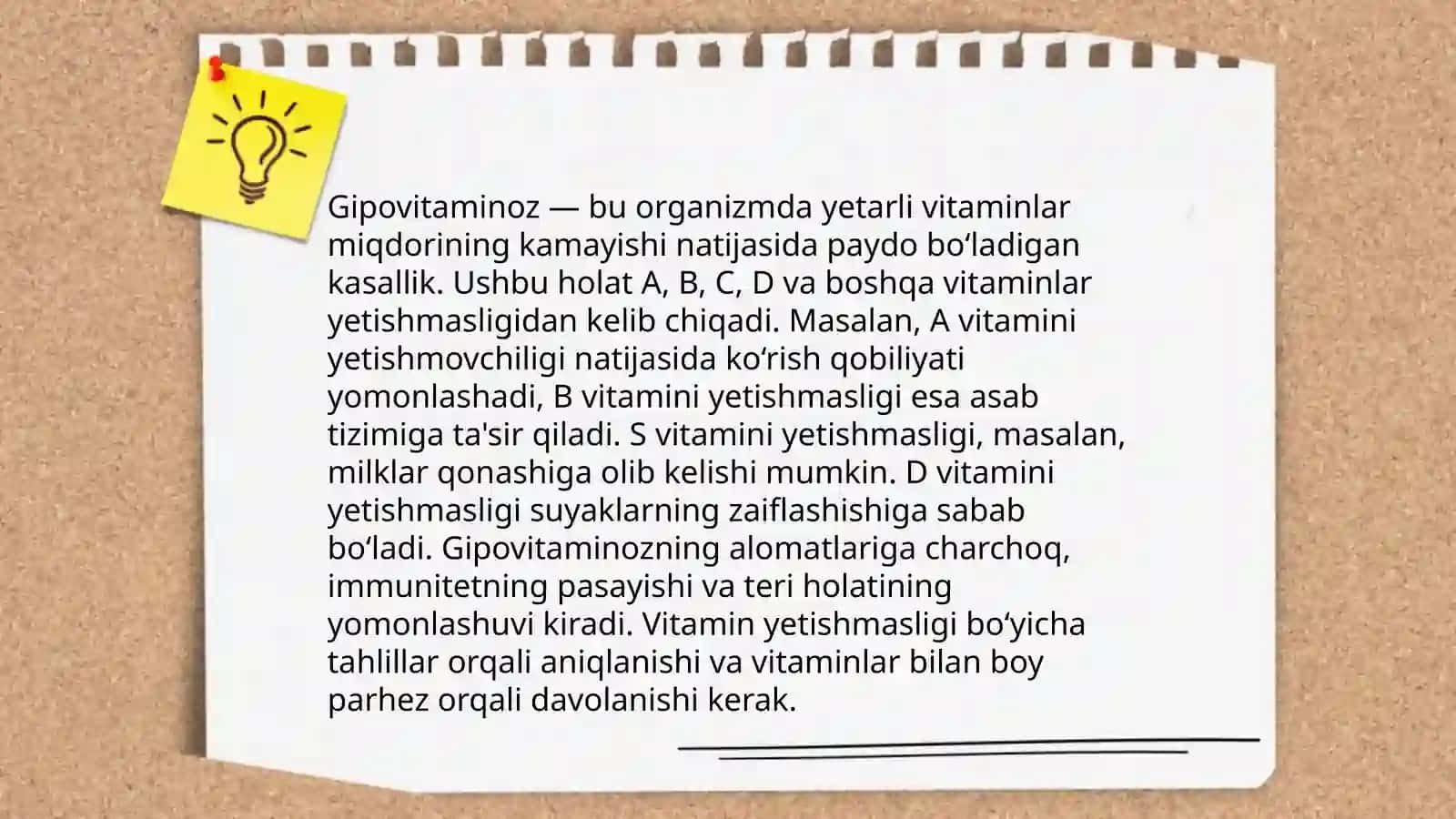 Gipovitaminoz va gipervitaminoz holatlarida moddalar almashinuvi 4