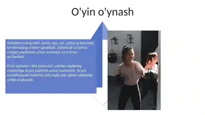 Voleybol mashg'ulotlari uchun kiyimlar 4