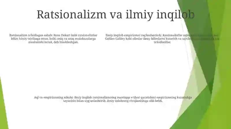 Falsafa Tarixida Bilishga Oid Qarashlar Evolutsiyasi 4