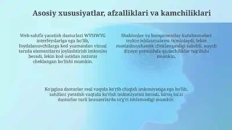 Veb-sahifalarni yaratish dasturlari 4