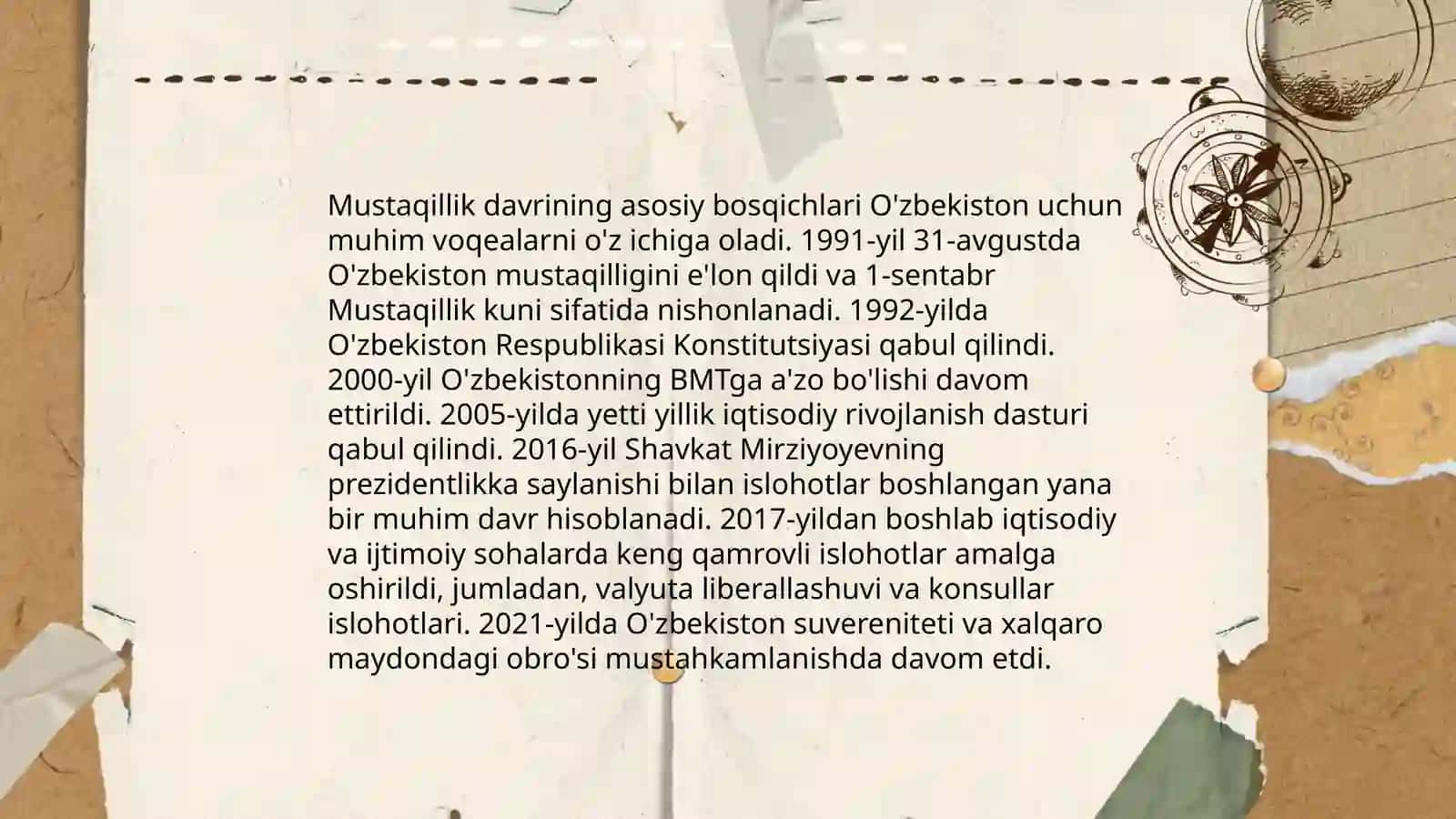 Oʻzbekistonning eng yangi tarixi 4