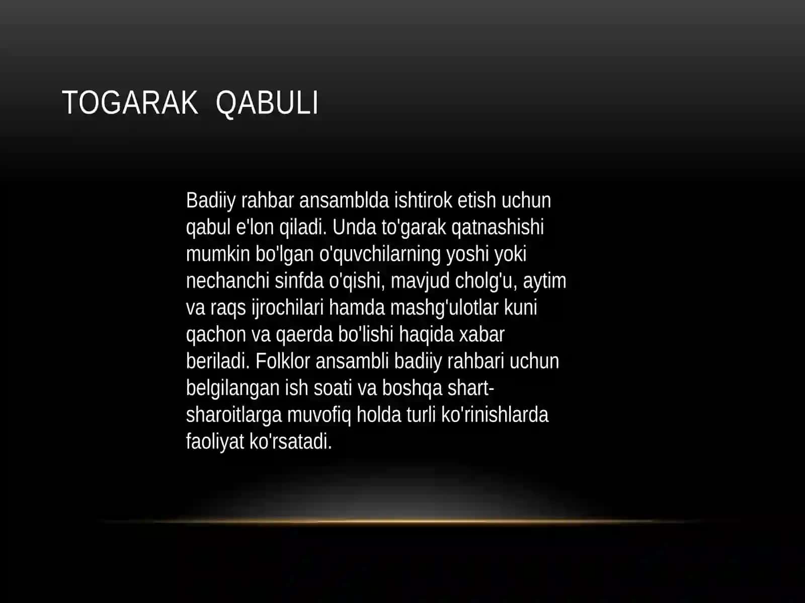 Maktabda folklor to'garagini tashkil etishning usul va yo'llari 4