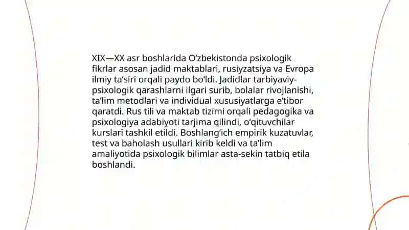 O'zbekistonda psixologiya fanining rivojlanish tarixi 4