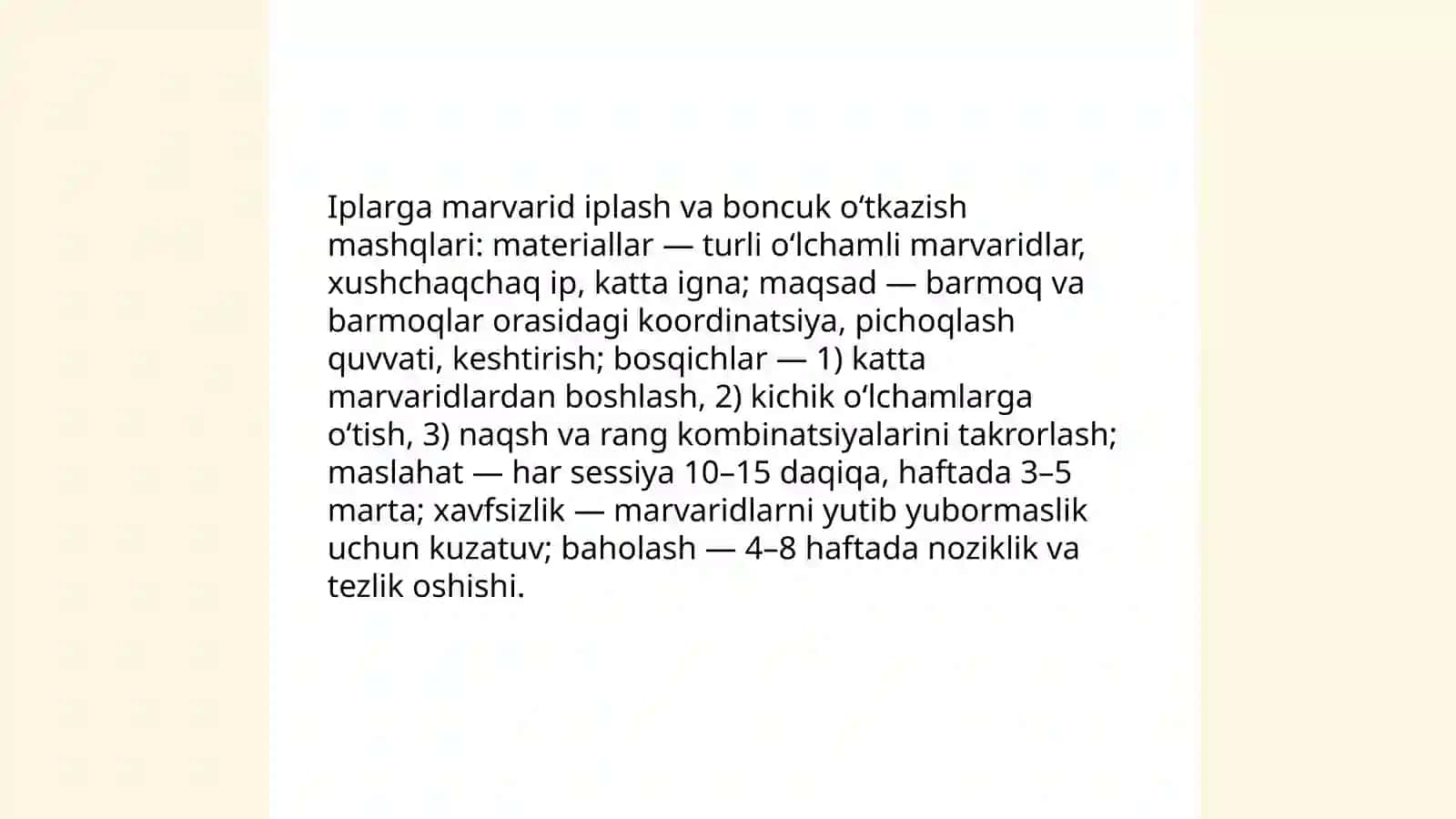 Maktabgacha yoshdagi bolalarda mayda qo'l motorikasini rivojlantiruvchi mashqlar 4