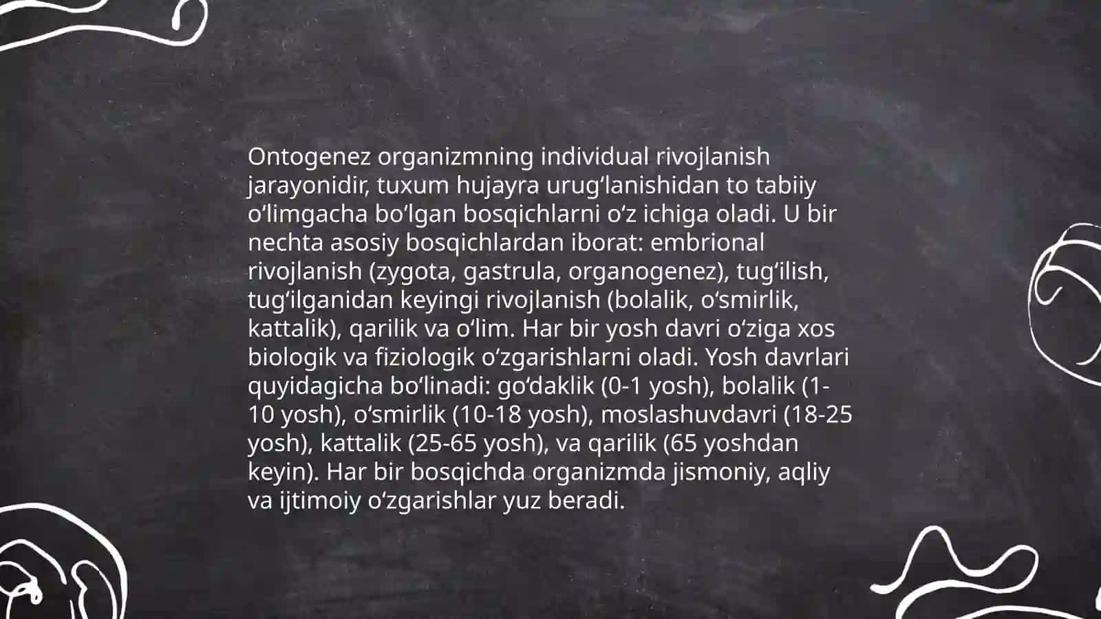 Yosh psixologiyasining asosiy masalalari 4