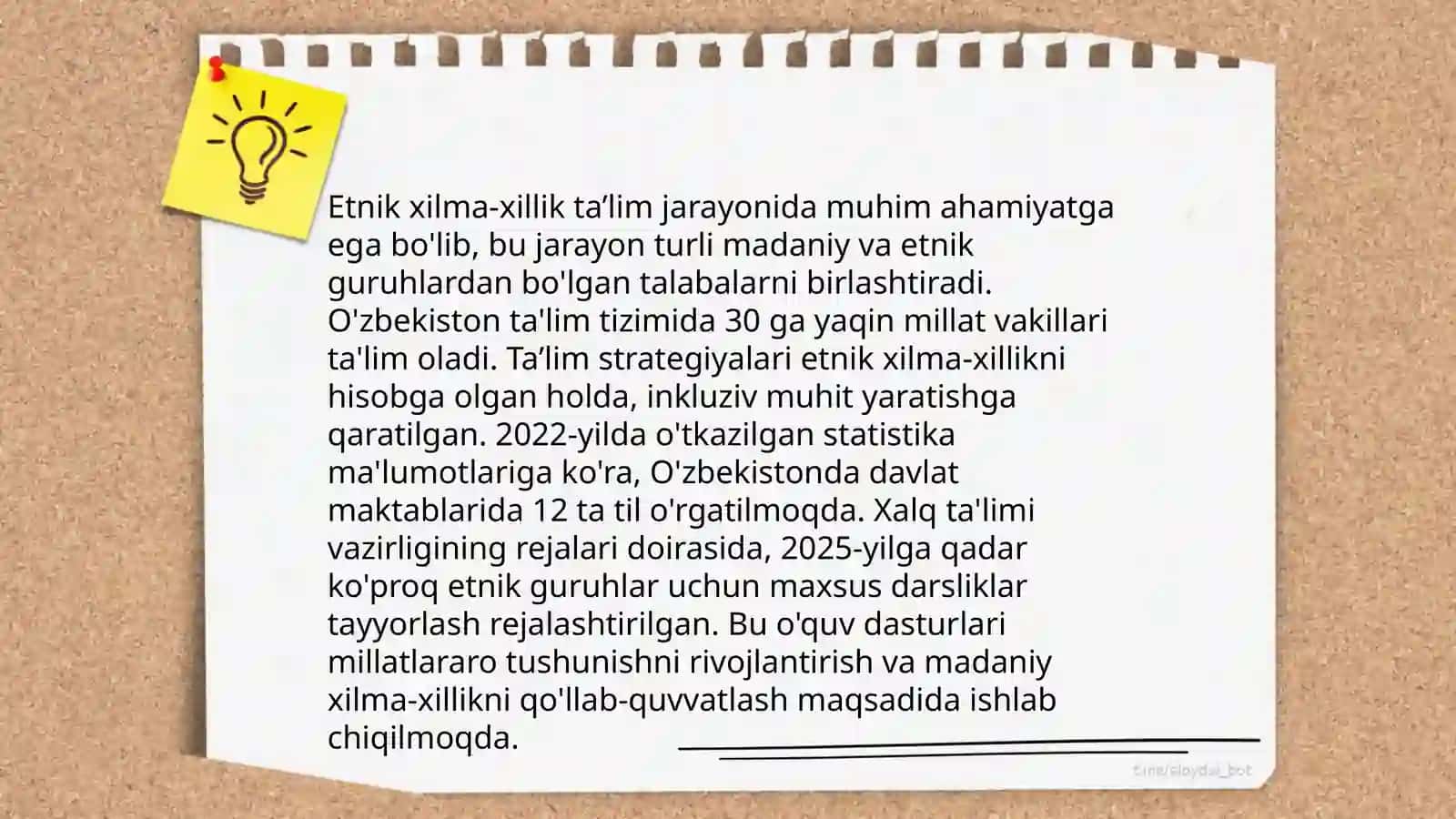 Jahonning rivojlangan mamlakatlarida tarbiyaviy jarayonlarning etnik xususiyatlari 4