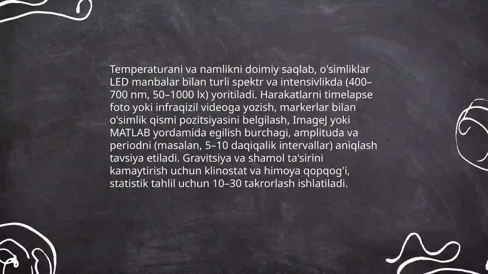 O'simliklarda fototropizm, fotonastiya va geotropizm hodisalarni kuzatish 4