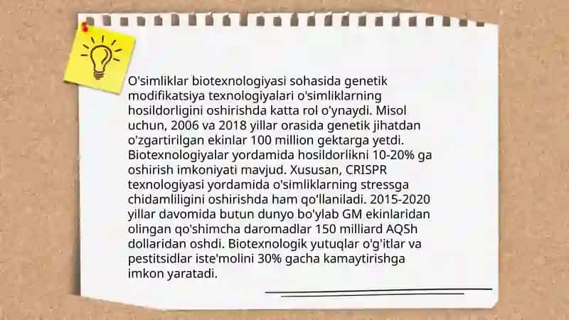 Biotexnologiyada gen muhandisligi yutuqlari 4