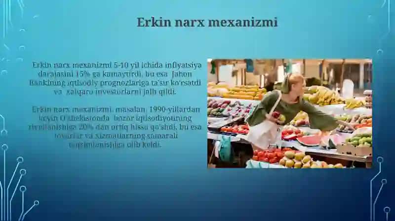 Bozor iqtisodiyotining o‘ziga xos xususiyatlari 4