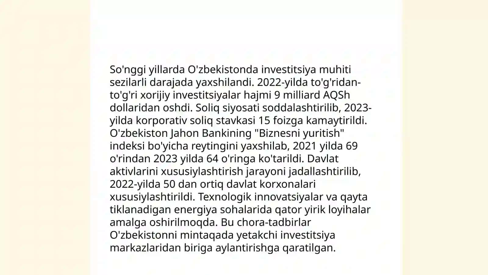 O’zbekistonda Korporativ birlashishlar va qo’shib olishlar tahlili va istiqbollari 4