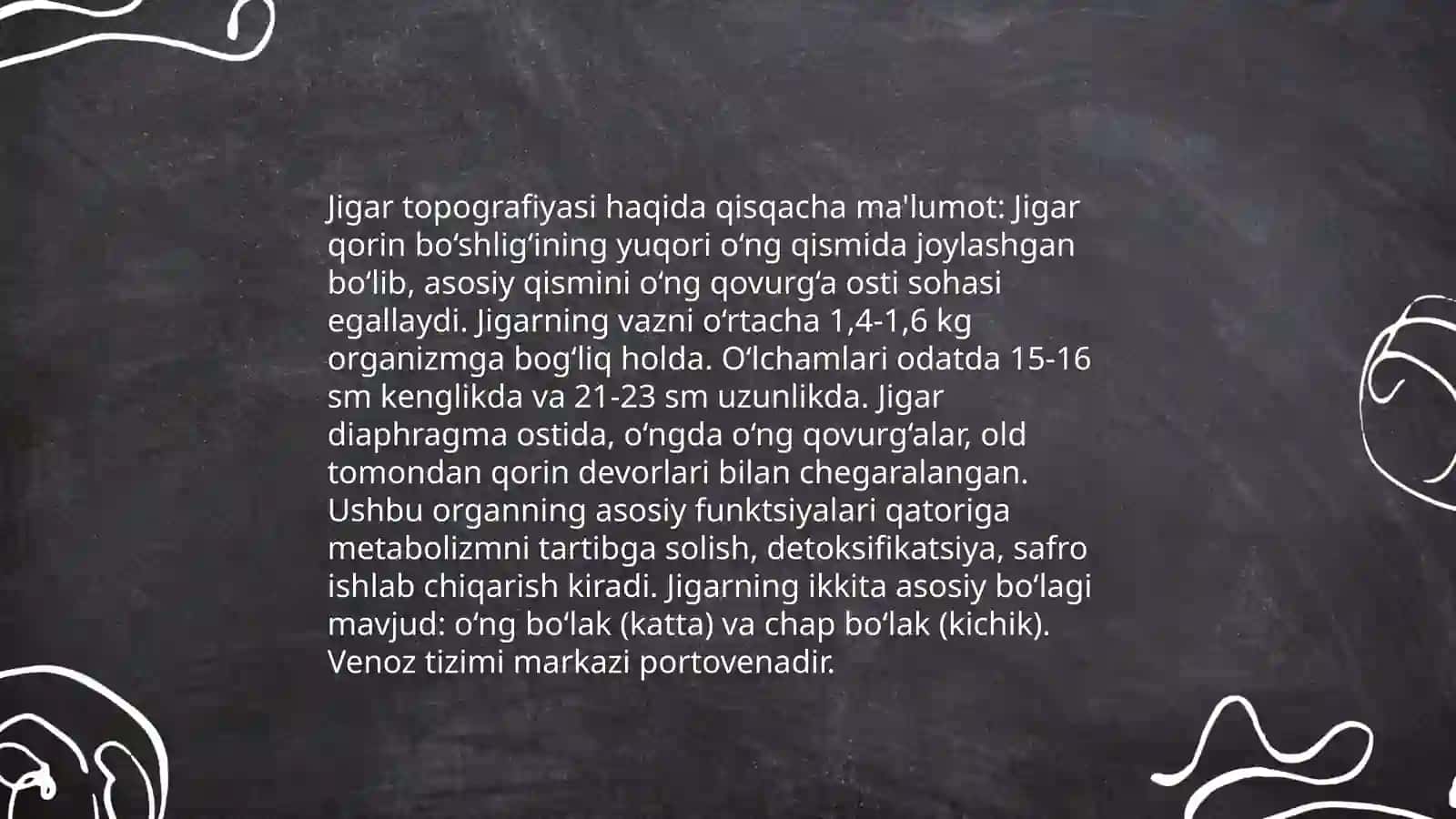 A.Ahmedov 2021 kitob bo’yicha jigar anatomiyasi 4
