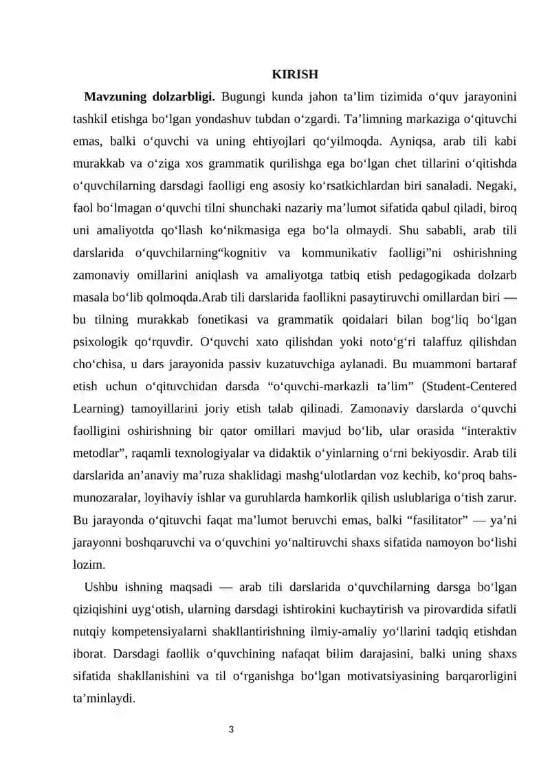 Oʻquvchilarning darsdagi faolligini oshirish omillari 4