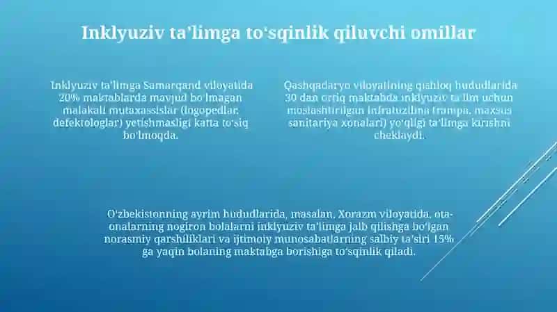 Inklyuziv Ta'limning Sifati va Rivojlantirish Yo'llari 4