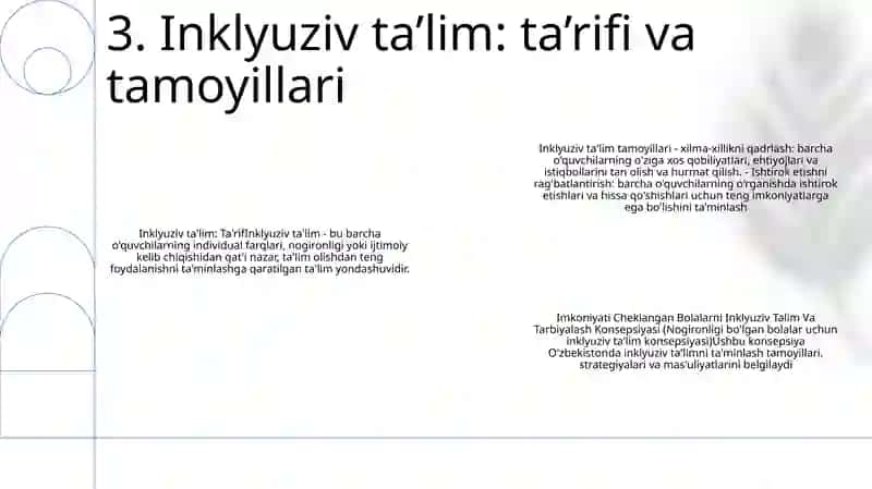Imkoniyati Cheklangan Bolalarni Inklyuziv Talim Va Tarbiyalash Konsepsiyasi 4
