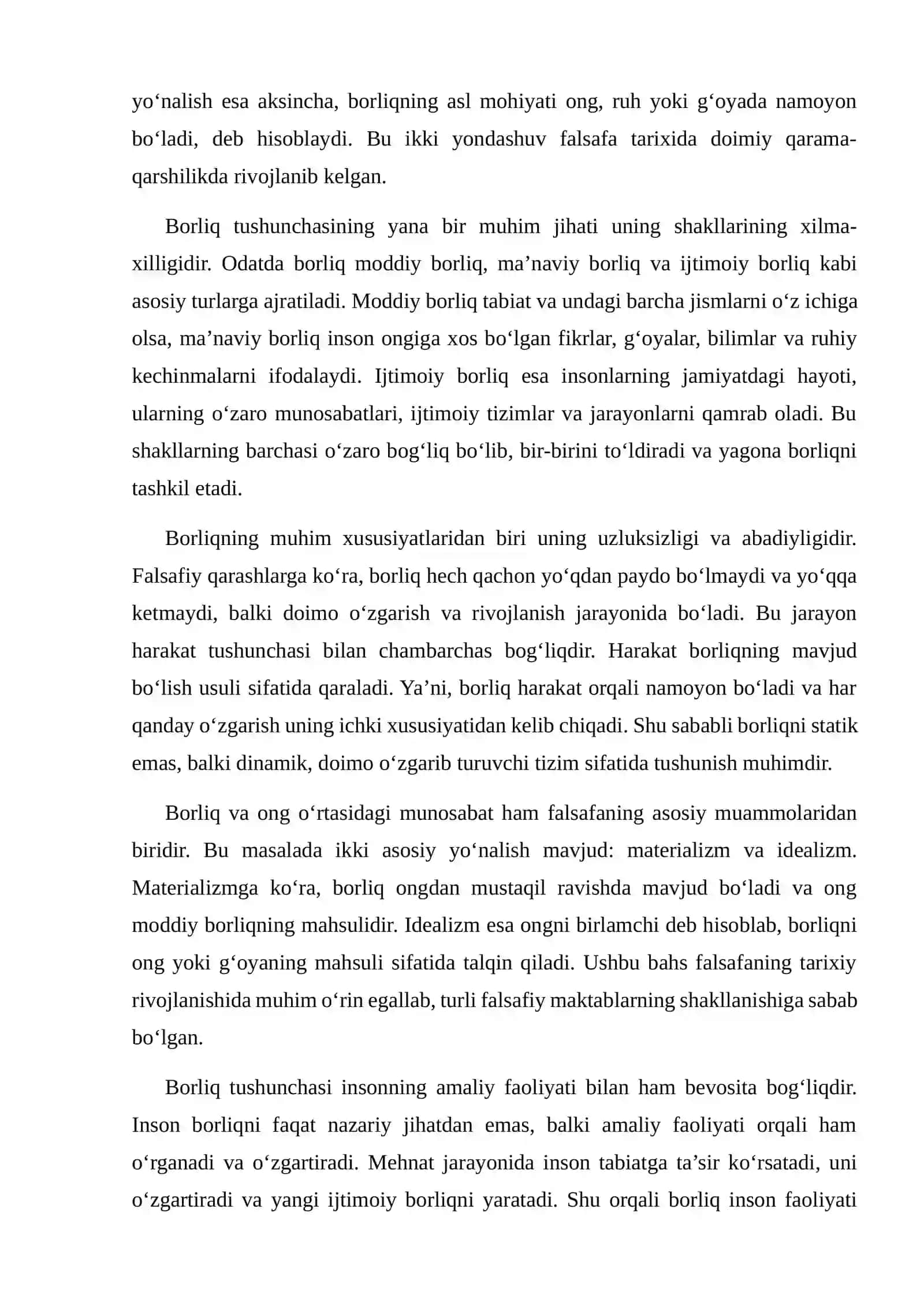 QADIMGI YUNON FALSAFASIDA BORLIQ MUAMMOSI 4