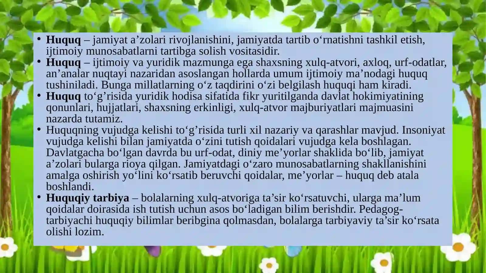 Maktabgacha yoshdagi bolalarga huquqiy tarbiya berish 4