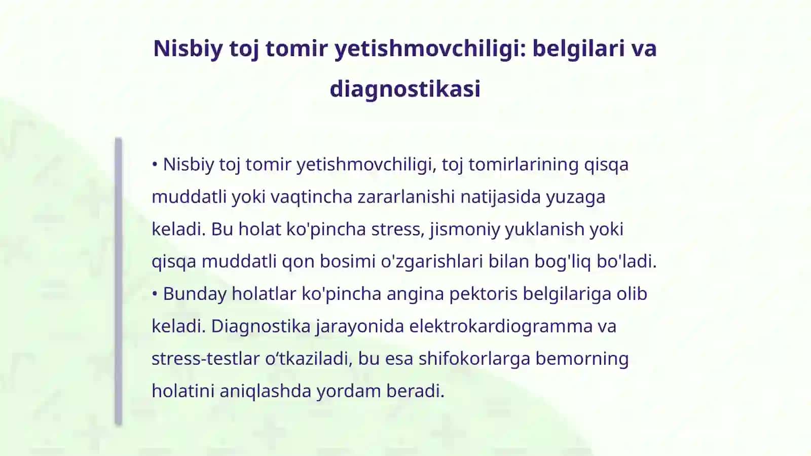 Mutlaq va nisbiy toj tomir yetishmovchiligi 4
