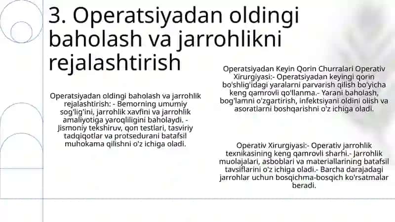 Operatsiyadan Keyin Qorin Churralari Operativ Xirurgiyasi 4