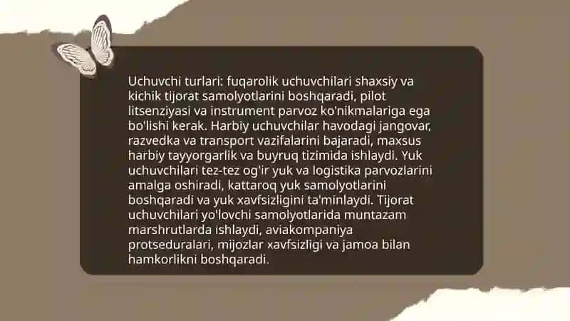 Uchuvchi kasbi 4