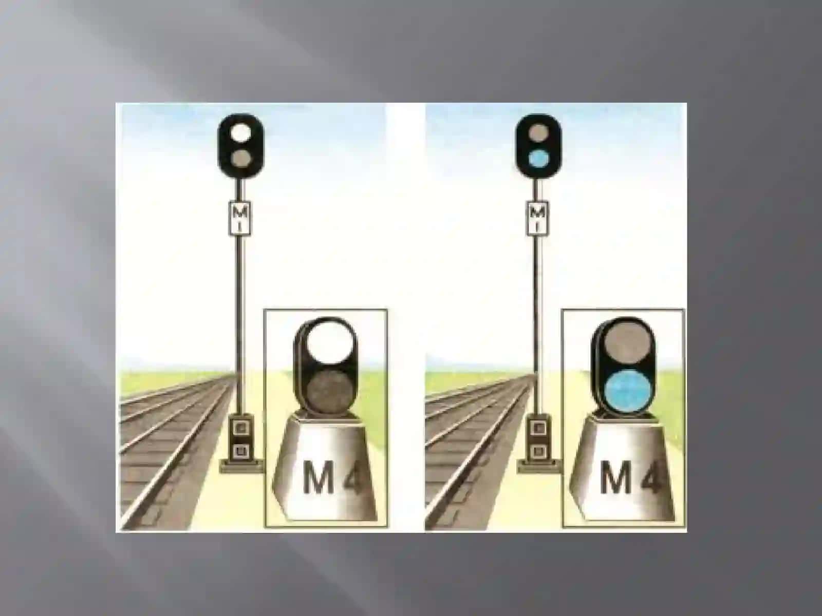 Manyovr svetoforlaridan quyidagi uzatiladigan signallar 4