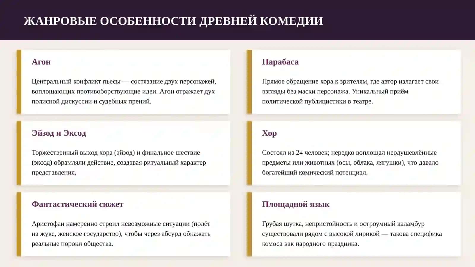 Творческий метод Аристофана 4