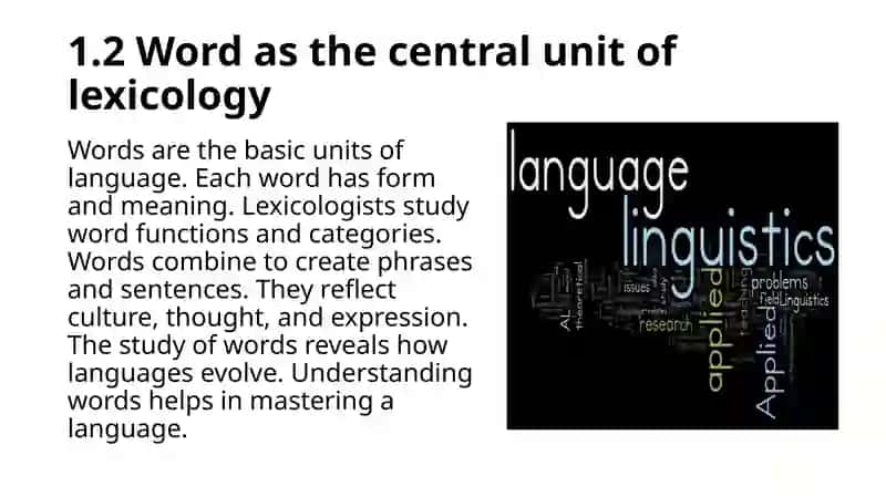 LINGUISTICS AND 4