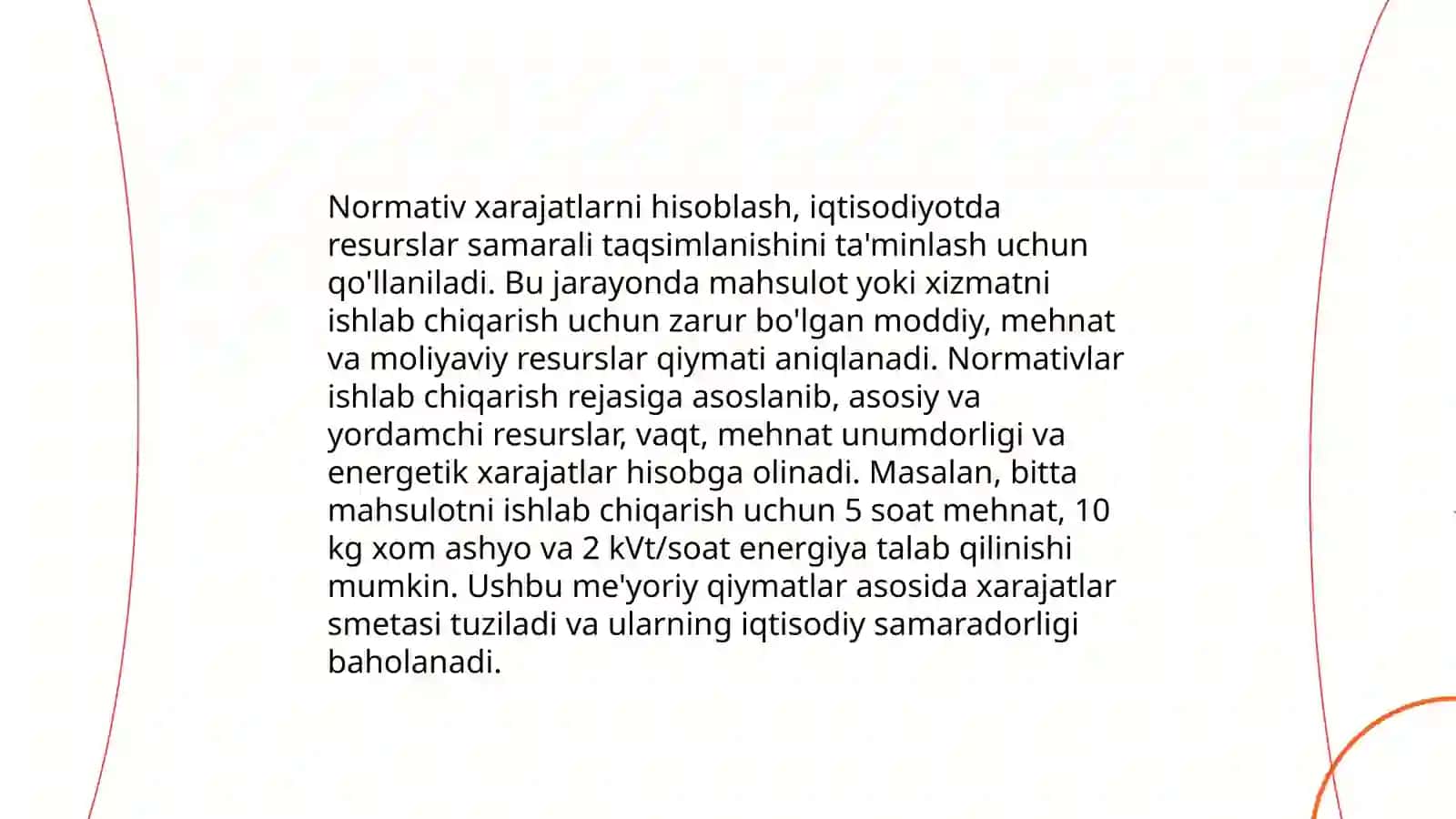 Boshqaruv hisobi fanida qoʻllaniladigan usullar 4