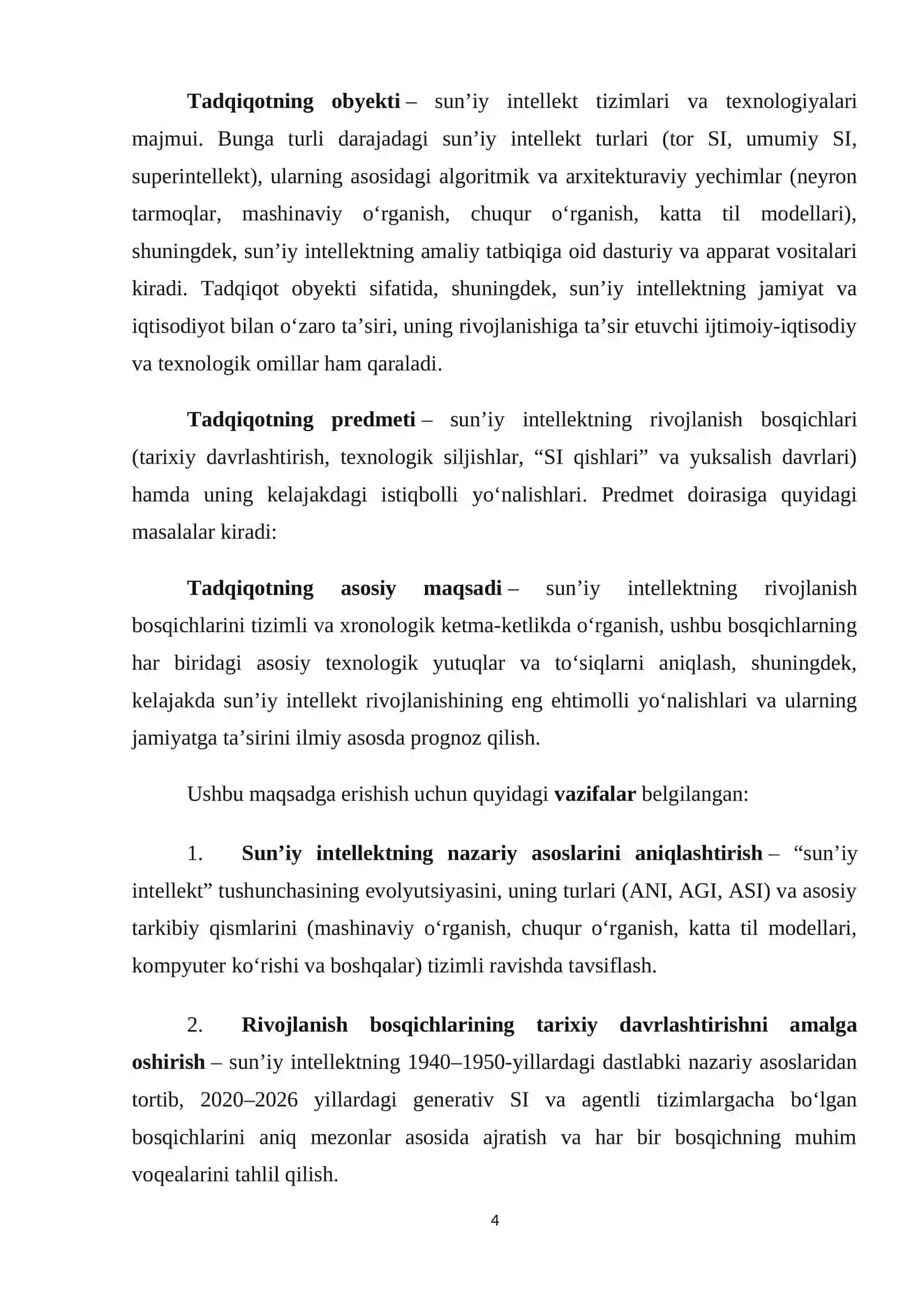 SI rivojlanishidagi asosiy davrlar hamda "Oltin davr"dan "SI qishigacha" 4