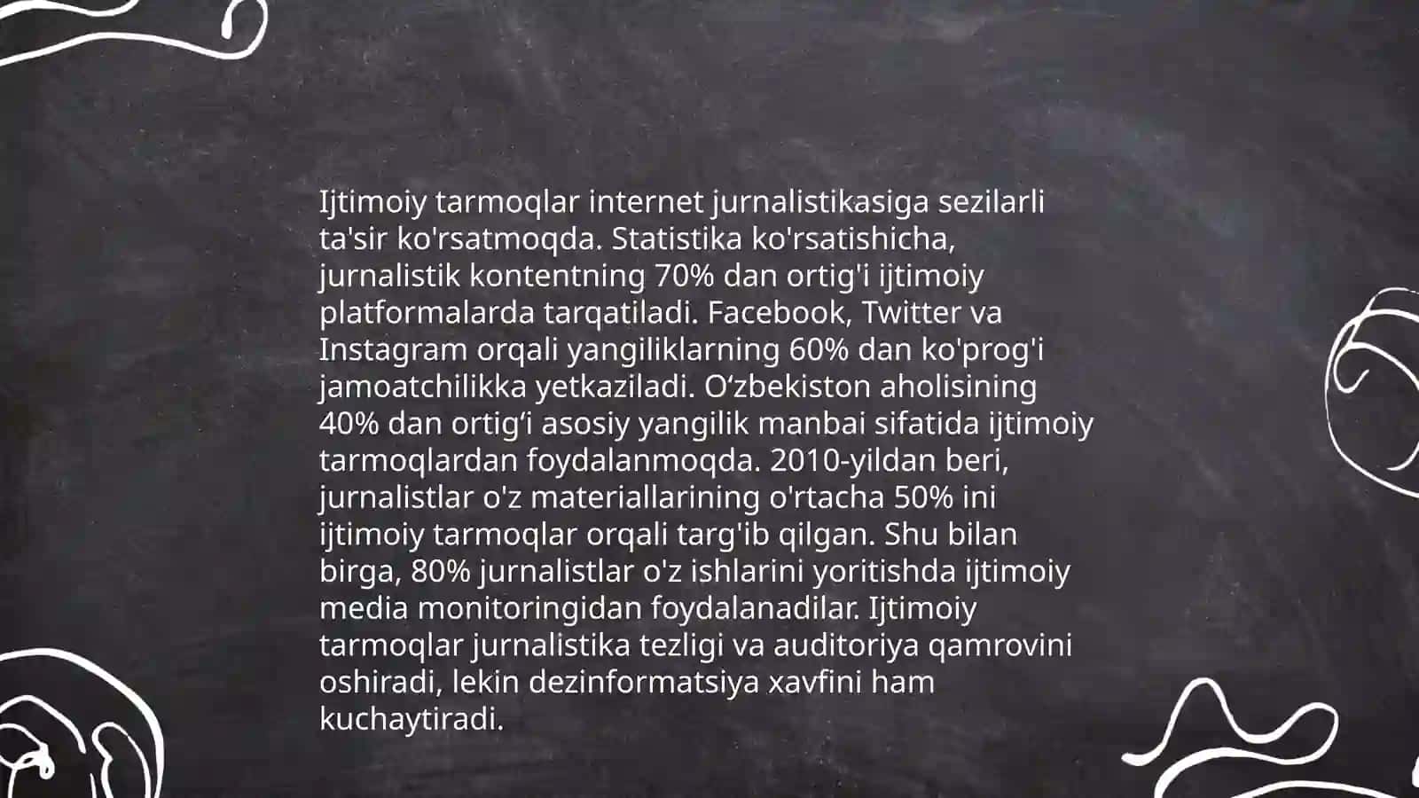 Media maydon tuzilishi va internet jurnalistikasida raqobat muhiti 4